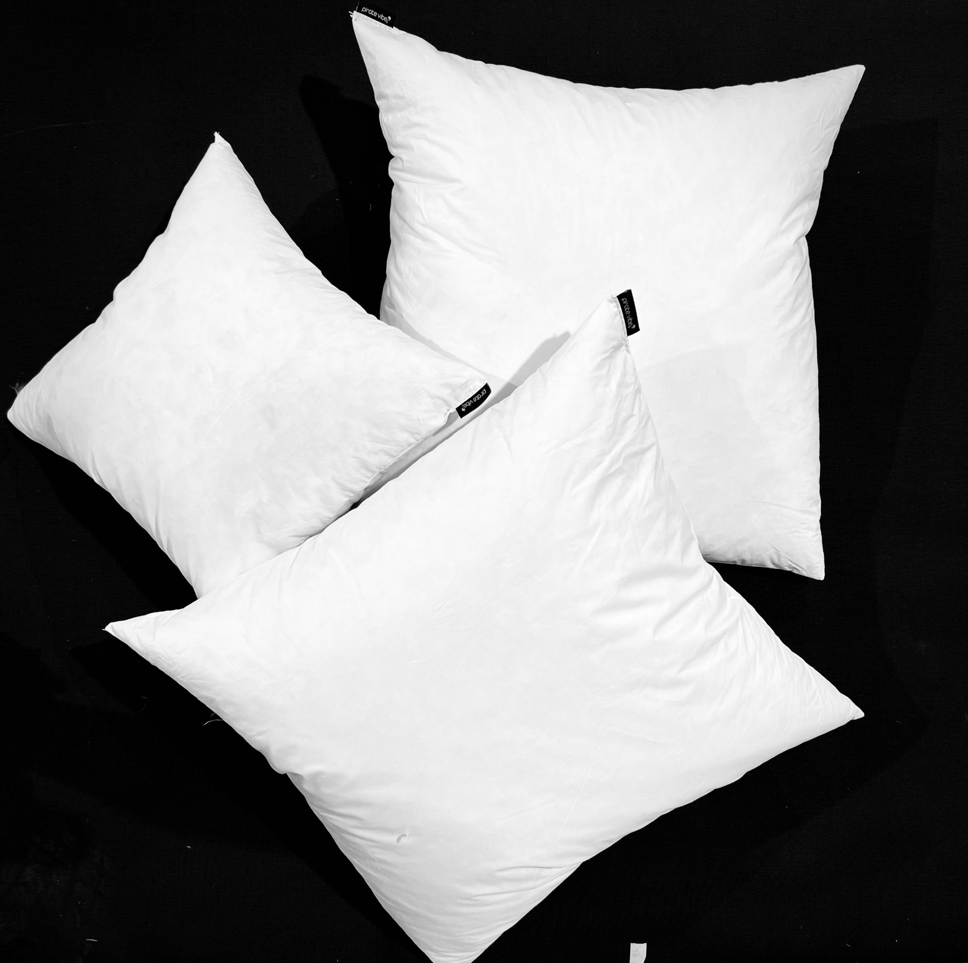 Luxe Feather Cushion Inserts – Pirate Vibe Luxury Cushions